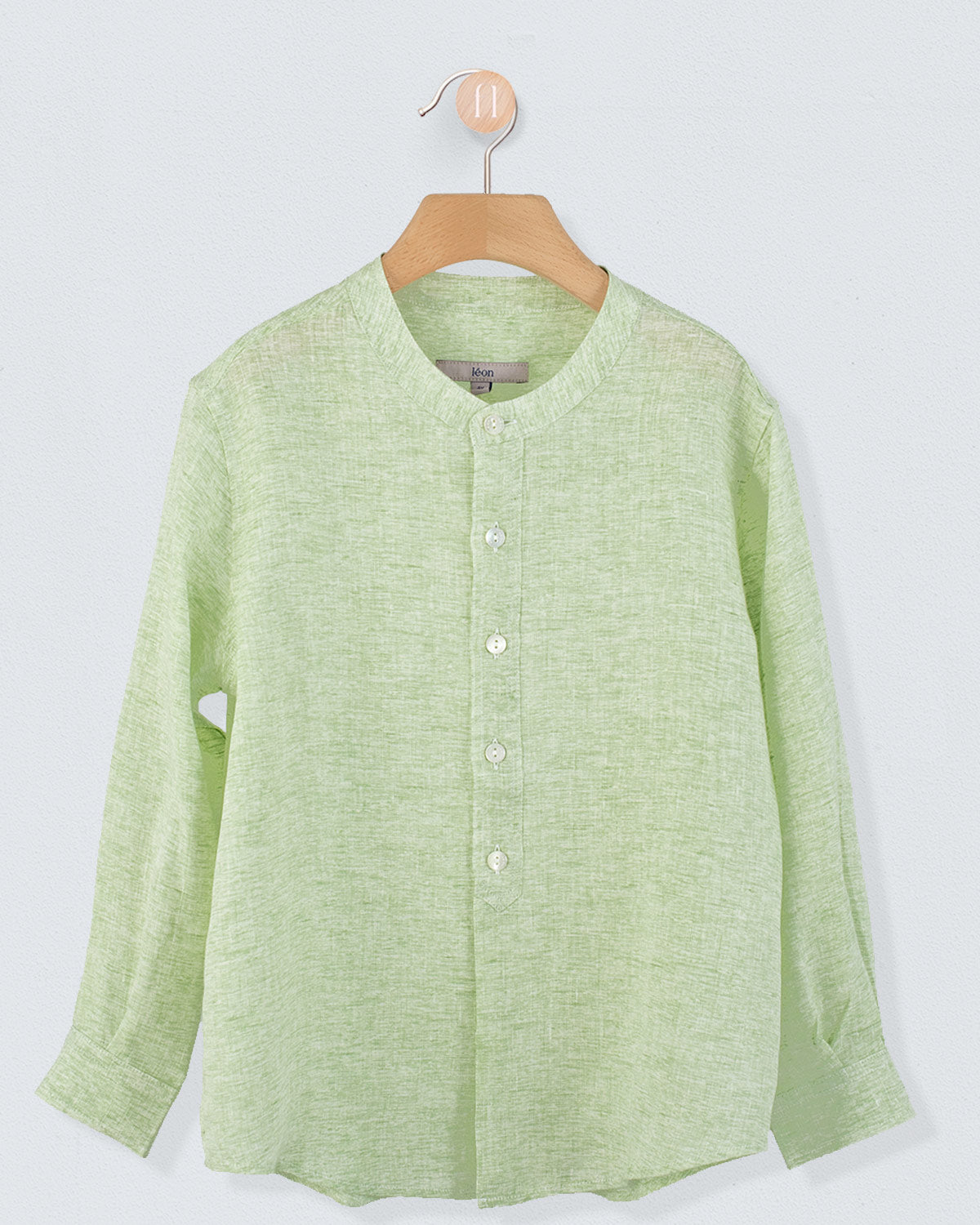 Mandarin Grass Linen Outfit